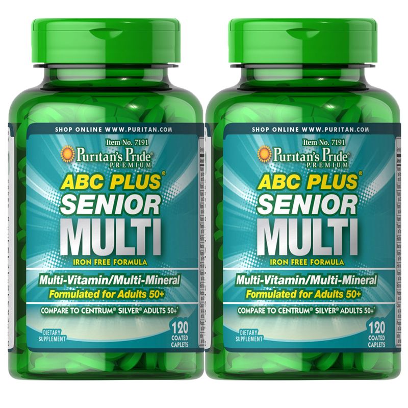 Puritan's Pride ABC Plusð Senior Multivitamin MultiMineral Formula (2