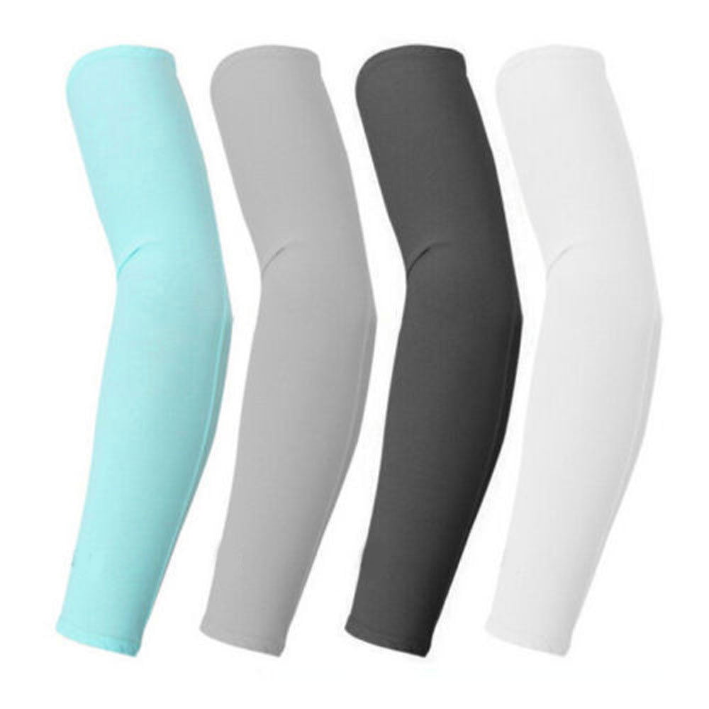 1 Pairs Arm Sleeves UV Cover Sun Protection Cooling Basketball Outdoor Sports