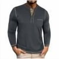 thumbnail image 1 of Chbgutlmr Shirts for Men Button Long Sleeve Slim Fitting Comfy Fall Casual Work Office Shirts Tops Pockets, 1 of 8