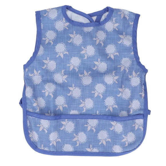 Baby Bibs Waterproof Pocket Design Hook and Loop Closures Machine Washable 35x30cm Polyester Baby Bibs SMT079 EF549 M
