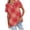 Navy, variant on Stichou Tops for Women Short Sleeve Casual Dressy Plaid Shirt Work Henley Button Blouse Spring Fashion Outfits Purple Pink M