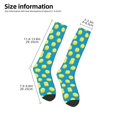 thumbnail image 5 of Fotbe Ball Tennis print Women's Men's Novelty Crew Socks Cotton Socks Knee High Socks for Walking,Running,Nurses,Pregnancy, 5 of 9