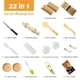 thumbnail image 2 of Kit para hacer sushi Delamu Upgrade 22 en 1 con tapetes de bambú y cuchillo, 2 of 9