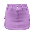 thumbnail image 4 of Women's Casual Straight Mini Skirt For Daily Wear Vacation Summer Fall Outfit With Fitted Tops And Sneakers Swimsuit Cover up Skirt Short Skirts for Women Girls Jean Skirt Toddler Ballet Skirt Skirt, 4 of 4