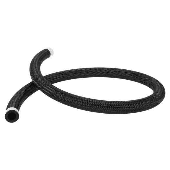 Unique Bargains 1 Pcs Fuel Line Hose Vacuum Hose Automotive Fuel Hose 12.7mm 1/2"(ID) 20mm/ 7/9"(OD) 93cm/3ft(L) NPR Rubber,Nylon Braided