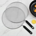 thumbnail image 4 of Cheers.US Splatter Screen, Stainless Steel Fine Mesh Screens for Frying Pan, Resting Feet, Shield Grease and Oil Splashes, Helps Guard from Cooking and Bacon Splatters, 4 of 7