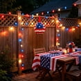 thumbnail image 6 of Dxssxc Patriotic Wreath for Front Door, Handcrafted American Flag Decoration, Memorial Day, July 4th, Veterans Day Decor, Indoor Outdoor Use, 7.5Inch Spherical Wreath for Home, Window, or Wall, 6 of 6