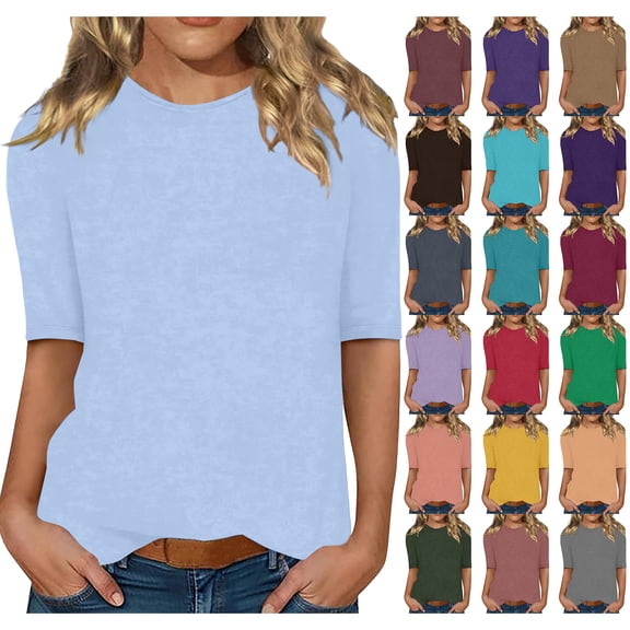 Office Wear for Women 2026 Kelon Shirts for Women Short Sleeve Shirts Cowl Neck Summer Outfits 2026 Fashion Clothing Blouses, 5XL