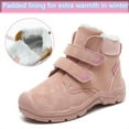 thumbnail image 5 of Cyiecw Kids Winter Outdoor Hiking Ankle Boots Warm Fur Snow Boots Anti Slip Trekking Walking Shoes Boys Girls, 5 of 7
