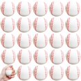 thumbnail image 1 of 24 pelotas de béisbol antiestrés de 2,5 pulgadas, mini pelota de béisbol de espuma exprimible, pelota deportiva relajante para fiestas temáticas, decoración, alivio de la ansiedad, 1 of 5