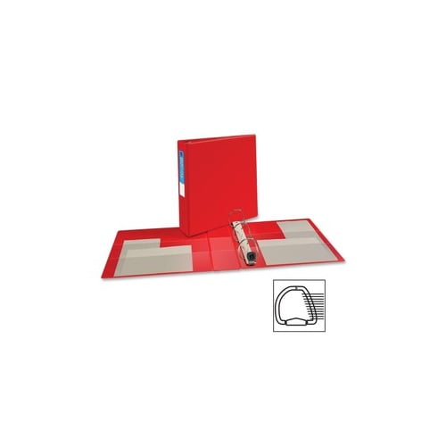 Avery Heavy-duty Binder - One-Touch Rings - DuraHinge 2' Binder Capacity - Letter - 8 1/2' x 11' Sheet Size - 540 Sheet Capacity - 3 x D-Ring Fastener(s) - 4 Internal Pocket(s) - Chipboard, Poly - 1
