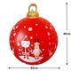 thumbnail image 2 of Decoraciones navideñas 60CM Bola inflable navideña decorada para exteriores Bola inflable navideña gigante Decoraciones para árboles de Navidad con lámpara Decoración navideña, Regalos de, 2 of 5