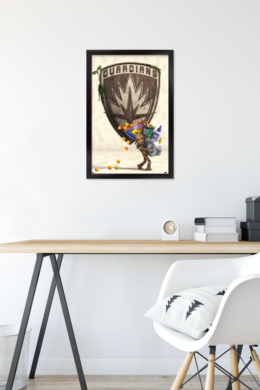 Marvel I Am Groot - Up to Something Wall Poster, 14.725" x 22.375" Framed