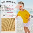 thumbnail image 4 of 50-54 cm circunferencia del sombrero protector solar sombrero de paja verano femenino fruta linda sombrero de copa vacío sombrero para el sol tipo de estilo para niños: estilo4;, 4 of 5