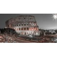 thumbnail image 2 of Frank, Assaf 18x11 Black Ornate Wood Framed with Double Matting Museum Art Print Titled - Famous Colosseum in Rome, Italy, 2 of 4