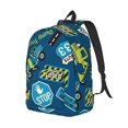 thumbnail image 2 of Balery Machinery Road Construction Vintage Canvas Backpack for Men and Women - Large Capacity, Durable Travel Laptop Bag for School, Work, Hiking, and Outdoor Activities, 2 of 7