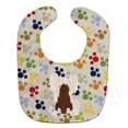 thumbnail image 1 of Babero para bebé Caroline's Treasures Crema con cresta china Grande BB5942BIB, 1 of 1