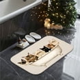 thumbnail image 7 of Cats in Bathtub Flannel Bath Mat 16x24 Inches, Soft Absorbent Non-Slip Bathroom Rug, Machine Washable Floor Mat for Shower, 7 of 7