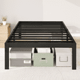 thumbnail image 2 of Merrland 14" Twin Size Metal Platform Bed Frame with Under-bed Storage, Heavy-duty, No Box Spring Needed, Easy Assembly, Black, 2 of 9