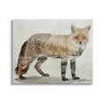 thumbnail image 3 of Stupell Woodland Nature Silhouette Fox Animals & Insects Painting Gallery Wrapped Canvas Print Wall Art, 3 of 5