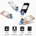 thumbnail image 5 of 2025 New Upgrade Portable USB Flash Drive For I-Phone, I-Pad & Android 3-in-1 8G Metal Otg USB Disk, 5 of 5