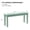 Mint Green, variant on FASCK Outdoor Wooden Bench, 40” Porch Bench Outdoor Backless Garden Bench, Small Outdoor Bench for Deck Patio Entryway,Mint Green