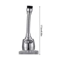 thumbnail image 1 of 360 Degrees Pull Out Basin Faucet Faucet Splashproof Spray Extender Water Splashproof Sink Tap Spray Spout Bendable Nozzle for Household Kitchen, 1 of 6