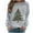 #004-Gray, variant on Women's Christmas Printed Casual Crew Neck Sweatshirt Loose Soft Long Sleeve Pullover Tops