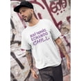 thumbnail image 2 of I'm Just Chillin' T-Shirt Men -Smartprints Designs, Male XX-Large, 2 of 4