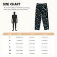 thumbnail image 3 of Fotbe Little Fish Skeleton Pantalones de Pijama para Mujer, Pantalones de Dormir, Pantalones Pj con Cordón y Bolsillos-Medium, 3 of 6