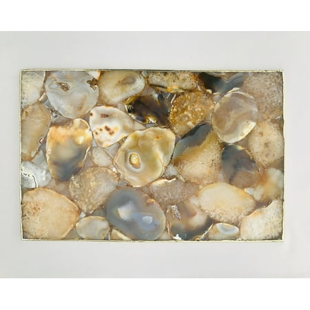 

Large Brown Agate Cheese Platter/Tray/Personalised Momentos