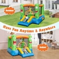 thumbnail image 5 of Costway Inflatable Castle Bounce House Jumper Kids Playhouse with Slider and 550W Blower, 5 of 10