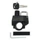 thumbnail image 4 of Cerradura de motocicleta,Candado universal para casco de motocicleta,seguridad para bicicletas,Cerradura de seguridad para casco fácil de instalar,antipérdida,con 2 llaves Piezas de bloqueo, 4 of 9