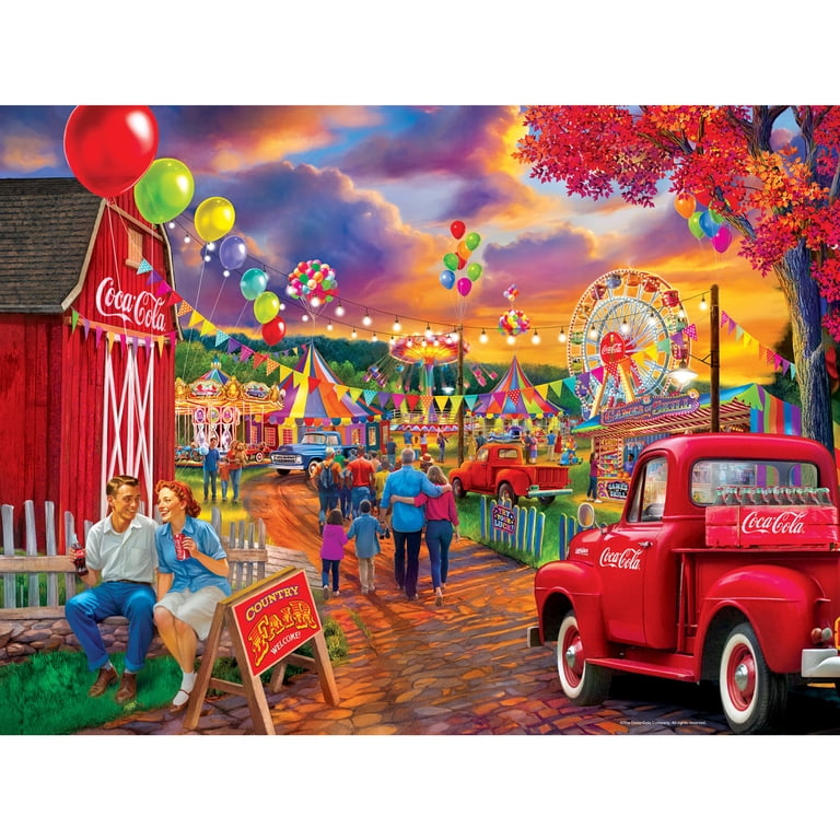 MasterPieces 300 Piece EZ Grip Jigsaw Puzzle - Coca-Cola State