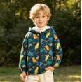 thumbnail image 2 of JAJAHO Toddler And Kids Boys Jacket With Sherpa Lining Cartoon Dinosaur Zipper Winter Coats Sizes 1-7Y, 2 of 6