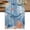 Retro Blue, variant on Coastal Whale Table Runner, Summer Nautical Ocean Coral Starfish Washable Cotton Linen Table Runners 48 Inches Long, Dresser Scarf Runner for Nightstand/Coffee/End Tables 13''x48''