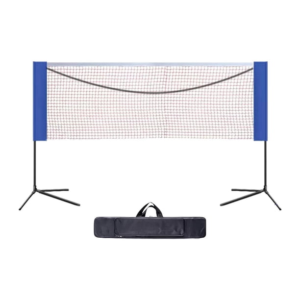 Red de bádminton ajustable con bolsa de transporte Red de tenis para juegos al aire libre en interiores 41 millones