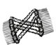 thumbnail image 4 of Peinetas Mágicas Para El Cabello Con Cuentas De Cristal, Pinzas Para El Cabello Dobles, Accesorios Para El Cabello Elásticos Sunnimix Peine de doble clip para mujer, 4 of 6