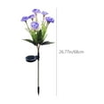 thumbnail image 4 of Xuniizn Solar Flowers Outdoor Waterproof, Solar Charge Colour Solar Lights Garden Decor Artificial Solar Flowers for Outdoor, Balcony, Flower Bed, Garden, Courtyard, Solar Garden Lights, 4 of 7