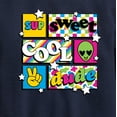 thumbnail image 3 of Instant Message - Throwback Pattern Grid - Toddler & Youth Crewneck Fleece Sweatshirt, 3 of 6