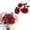Red, variant on Artificial flowers,Artificial Mums Flowers With Stem Orange Flowers Arrangement For Home Fall Wedding Bouquet Thanksgiving Table Centerpieces Decor