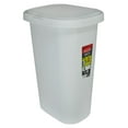 thumbnail image 1 of Rubbermaid 49.2L Touch Top Waste Can with Liner Lock, White, 1 of 8
