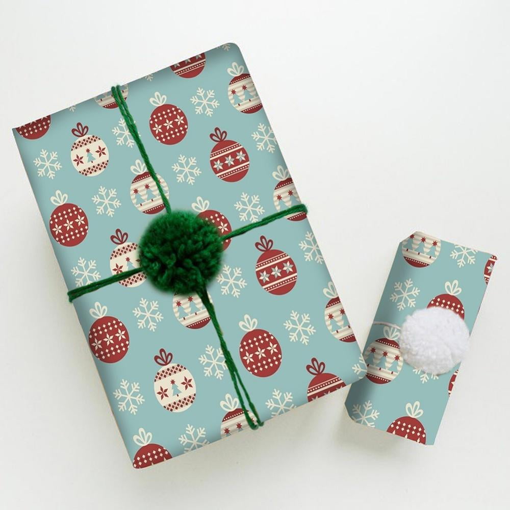 60 Sheets Snowflake Tissue Paper Christmas Metallic Acid Free Wrapping Paper 