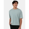 thumbnail image 2 of No Boundaries Boxy Cropped Tee, 2-Pack, Men's and Big Men's, 2 of 8
