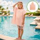 thumbnail image 5 of Accesorios de baño Toalla de playa suave de secado rápido que absorbe el agua Toalla de playa para surfear en la playa Capa con capucha para niños Capa de toalla de playa de algodón, 5 of 6