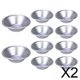 thumbnail image 1 of 2x10x Molde Para Tarta De Huevo Tazas Para Parfaits Reutilizables Tazas Para Hornear Para Sartenes Pastelería Postre, 1 of 9