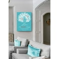 thumbnail image 5 of MuralMax Personalized Canvas Tree Inspirational Art - The Roots of Our Family Begin With The Love of Our Two Hearts - Romantic Wall Decor Gift - Color - Aqua - Size 11 x 14, 5 of 6