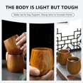 thumbnail image 6 of DOTUHAO Wooden Whisky glass | Wooden glass set | with ice hockey X2- Ice clamps X1| Handmade wooden Men's gift (set of 2), 6 of 8
