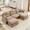 Camel, variant on MIKIBAMA 74" Chenille Cloud Loveseat Sofa, 2-Seat Modular Sectional Couch for Living Room, Pink