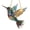 Multicolor, variant on Agiufgs Acrylic Hummingbird Sun Catcher, Creates Colorful Prism Light Reflections, for Window Terrace Balcony Christmas, Green